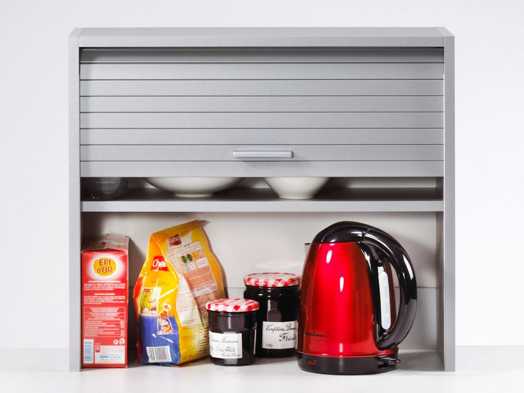 Meuble haut cuisine rideau coulissant Tout sur la cuisine et le mobilier cuisine